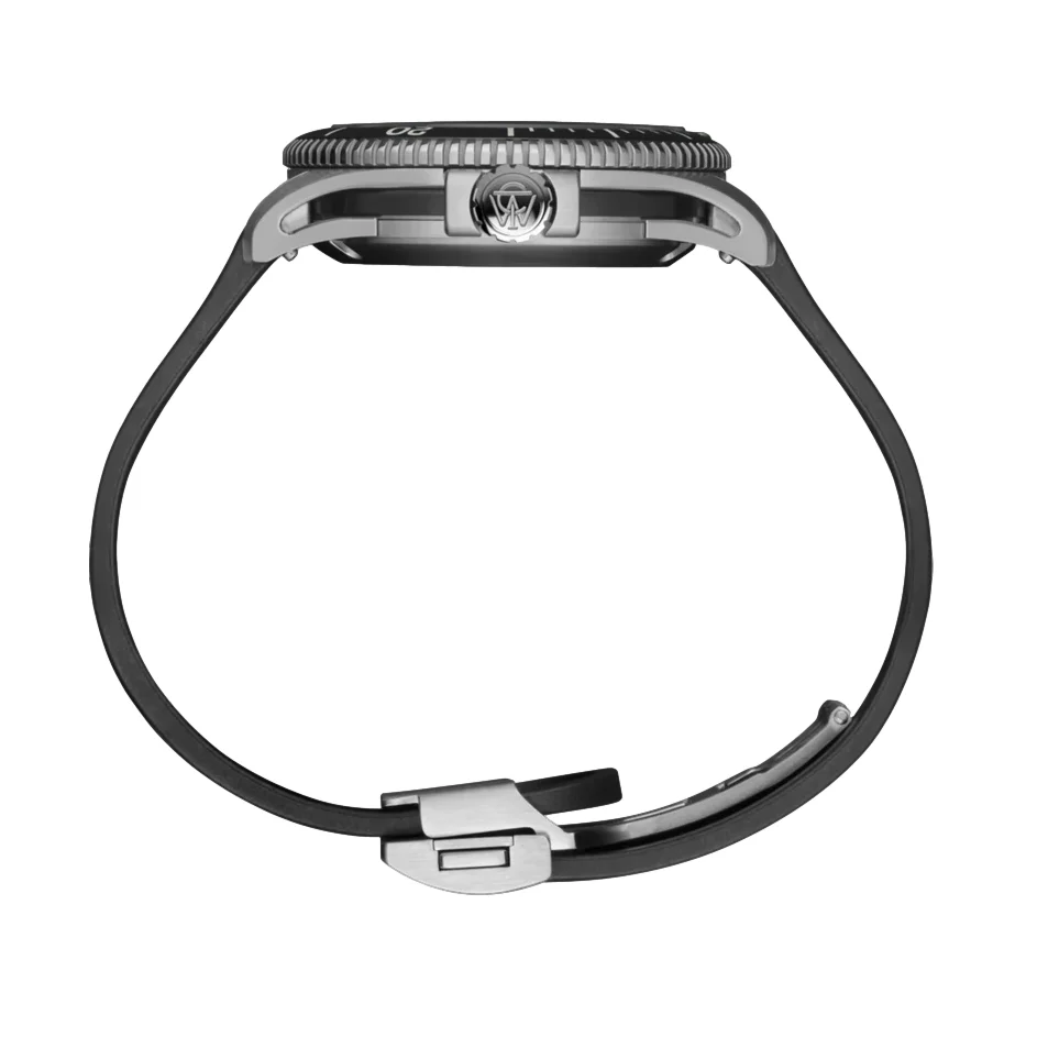 Atelier Marine M1a 41mm - Black on Rubber Strap - Image 7