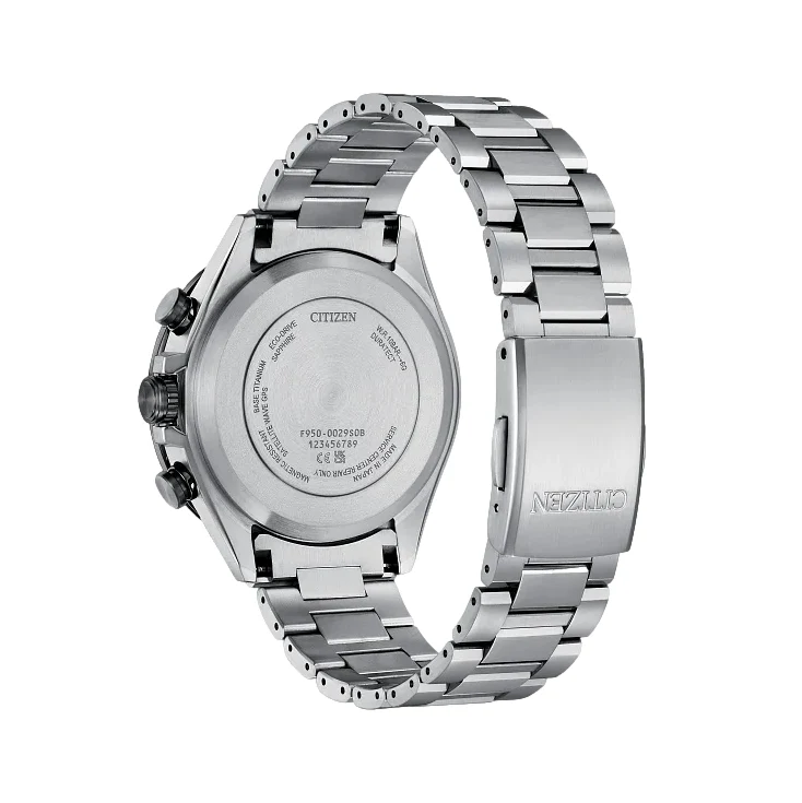 ATTESA Super Titanium™ Satellite Timekeeping 44.6mm - Grey on Bracelet - Image 4