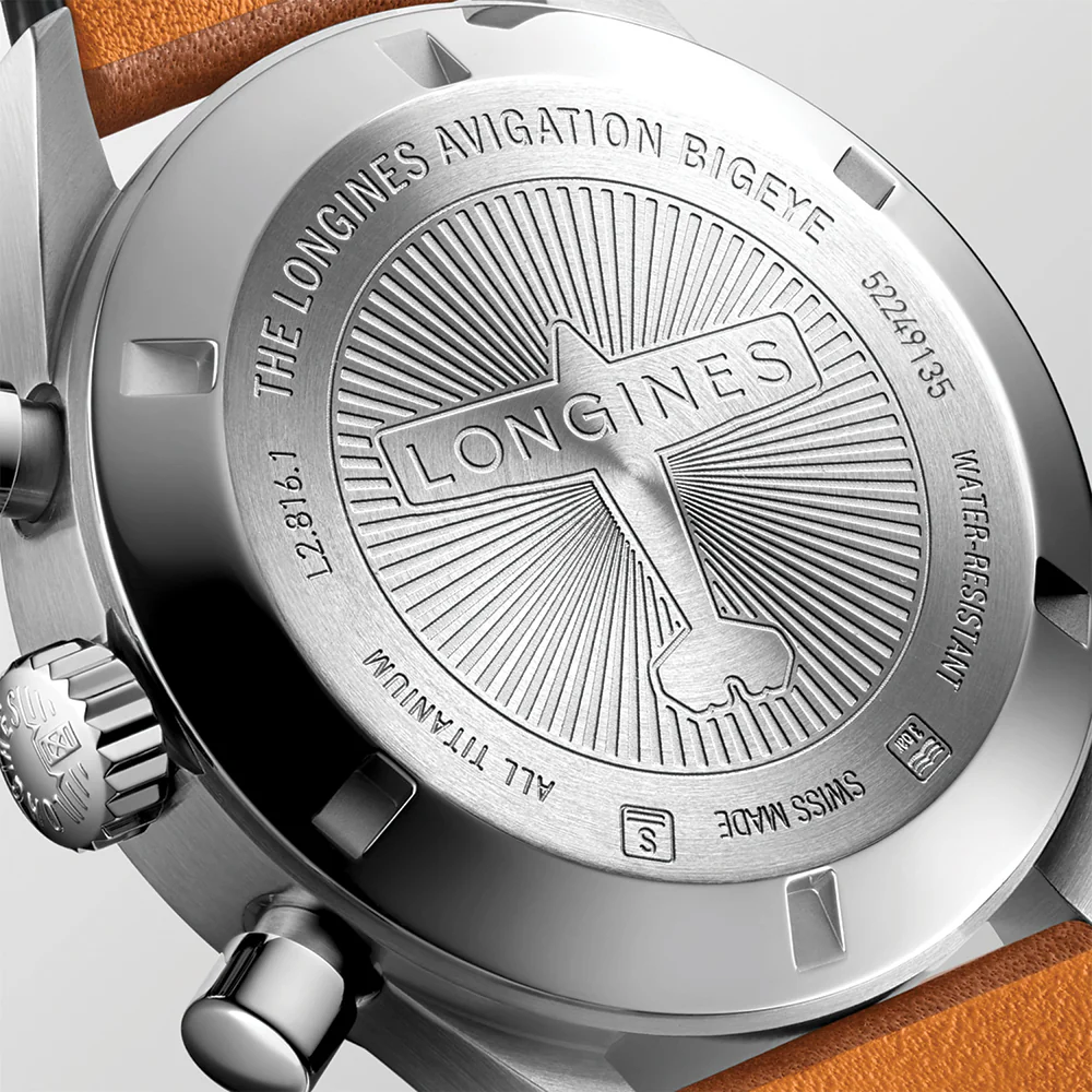 Avigation BigEye 41mm - Blue on Leather Strap - Image 7