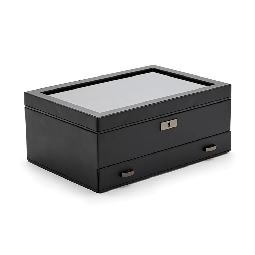 Axis 10 Piece Watch Box with Drawer - Powder Coat - Image 3