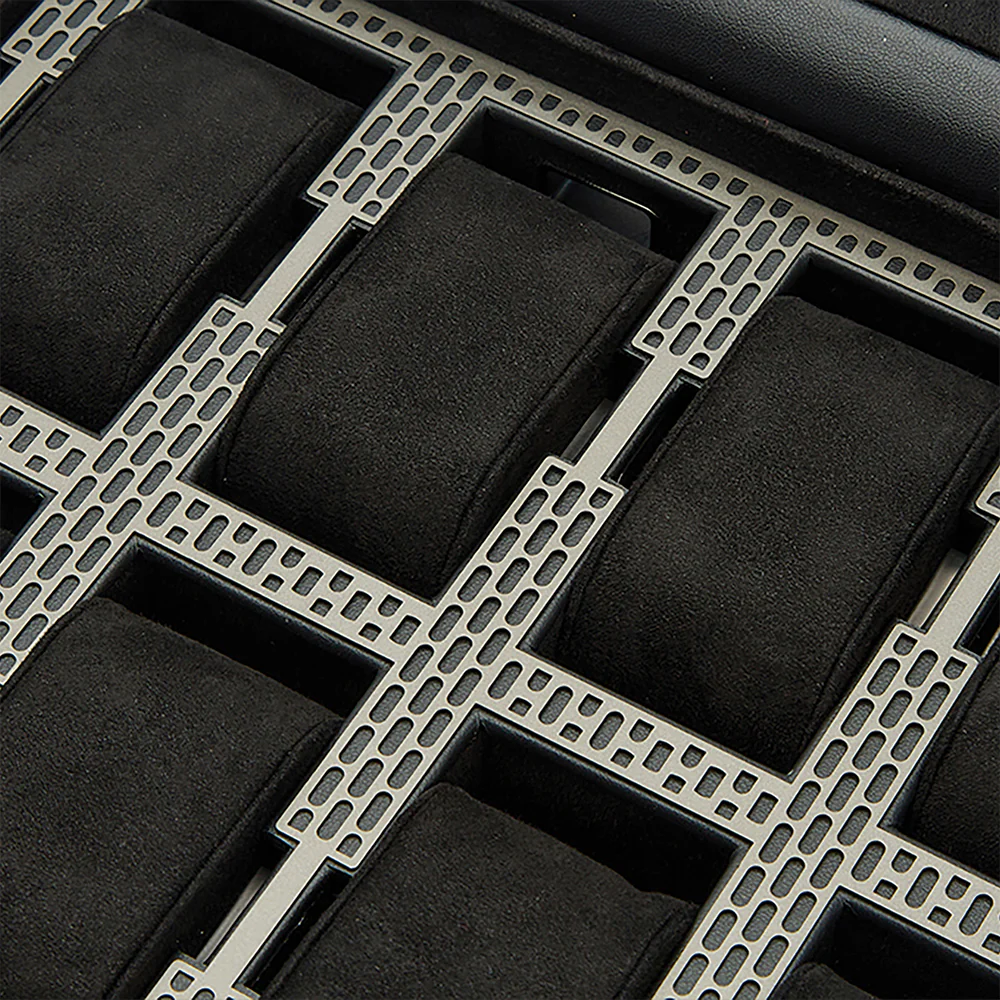 Axis 10 Piece Watch Box with Drawer - Powder Coat - Image 5