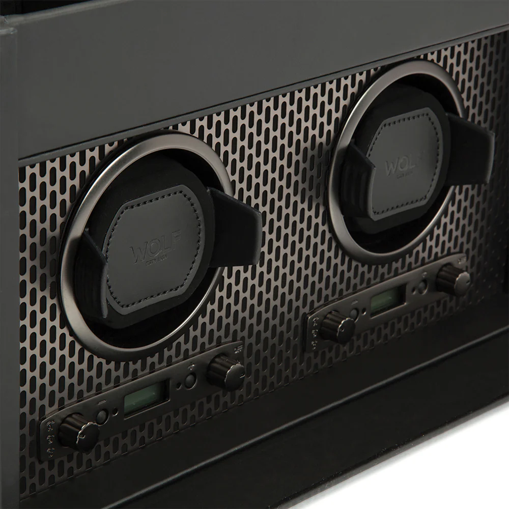 Axis Double Watch Winder With Storage - Powder Coat - Image 5