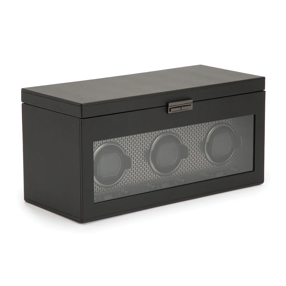 Axis Triple Watch Winder With Storage - Power Coat - Image 3