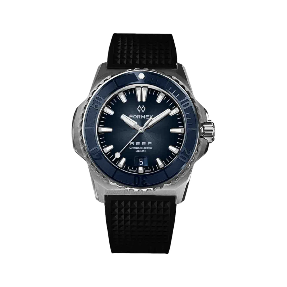 Baby REEF Automatic Chronometer COSC 300M 39.5mm - Blue - Image 3