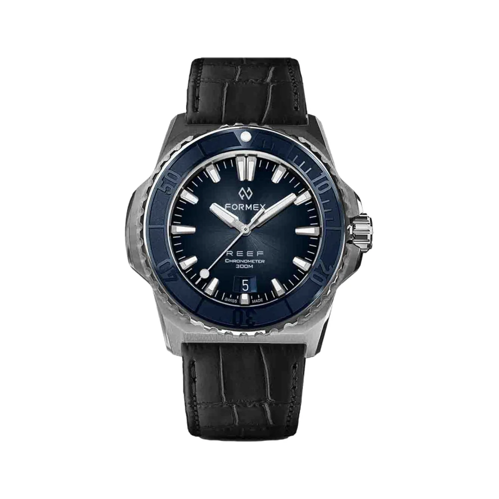 Baby REEF Automatic Chronometer COSC 300M 39.5mm - Blue - Image 4