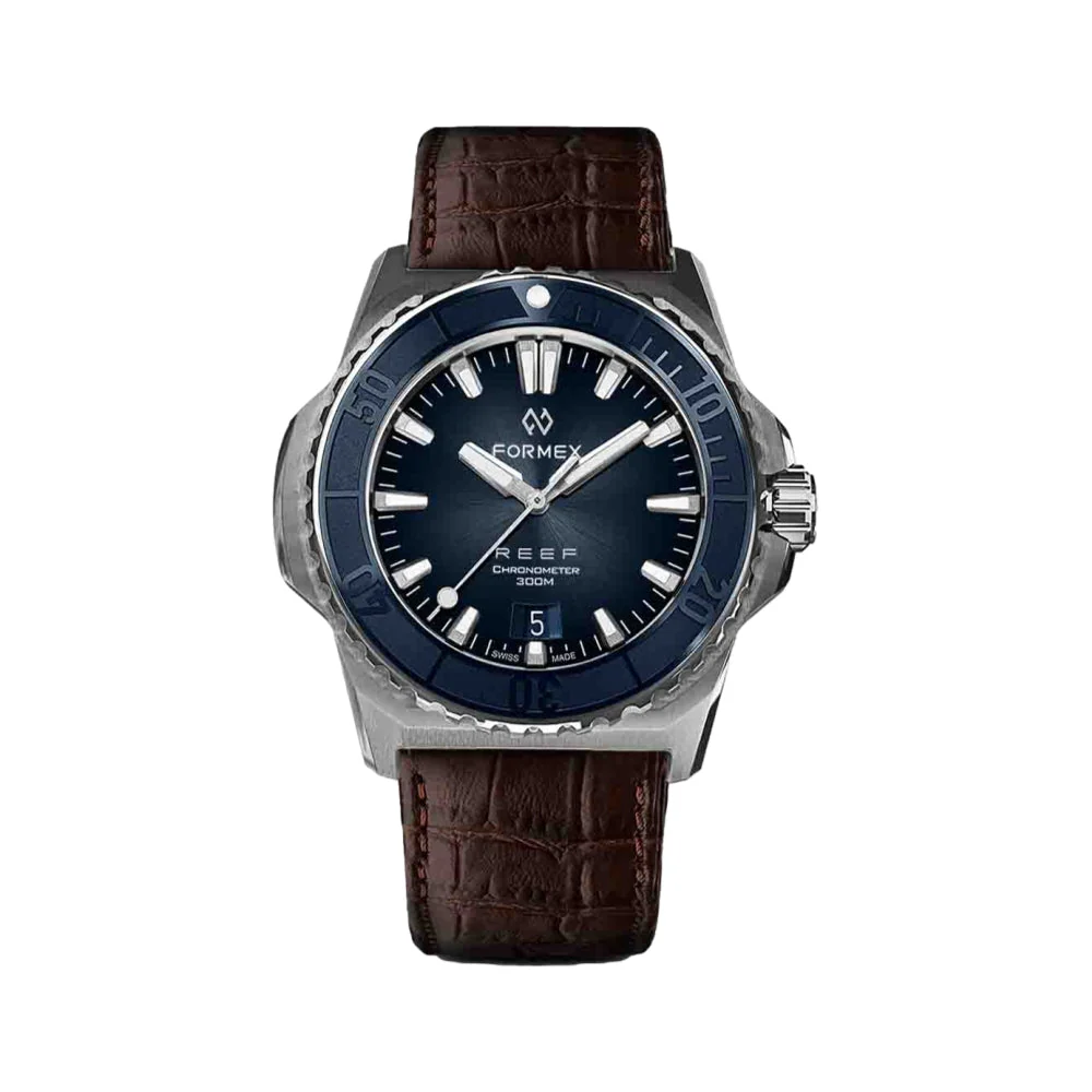 Baby REEF Automatic Chronometer COSC 300M 39.5mm - Blue - Image 5