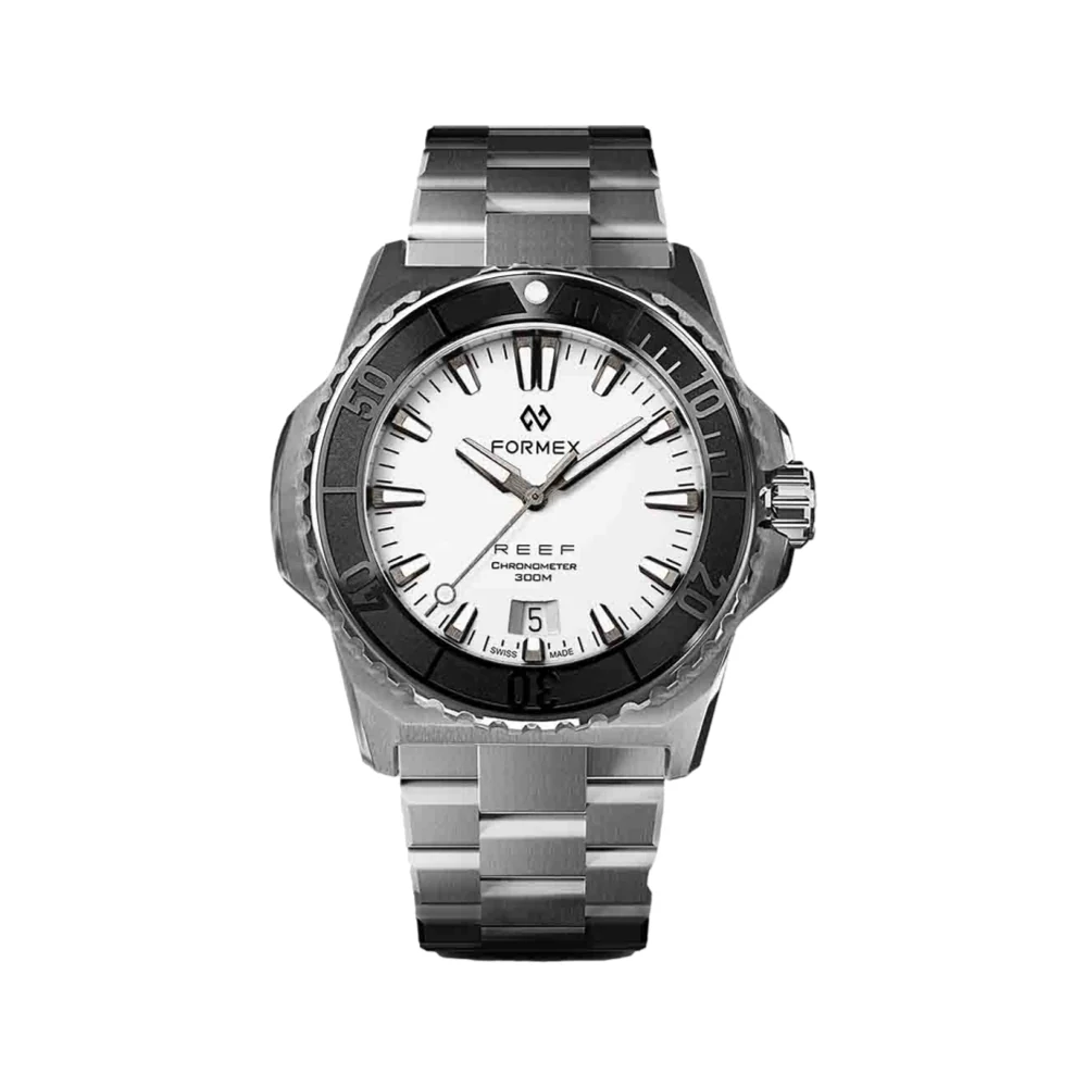 Baby REEF Automatic Chronometer COSC 300M 39.5mm - White