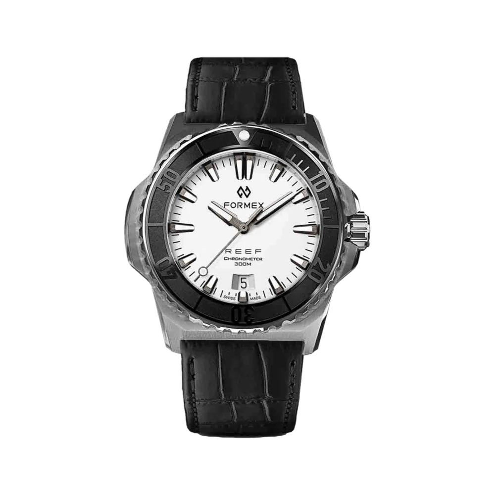 Baby REEF Automatic Chronometer COSC 300M 39.5mm - White - Image 3