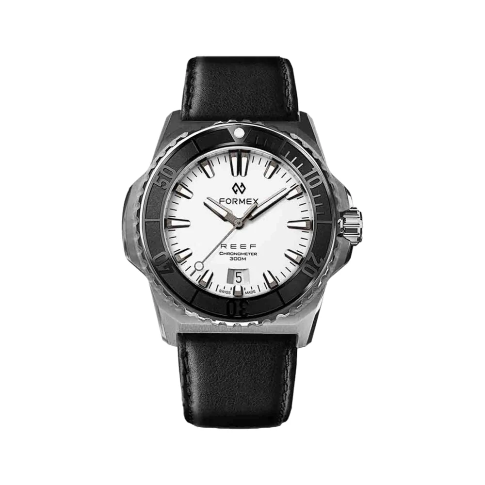 Baby REEF Automatic Chronometer COSC 300M 39.5mm - White - Image 4