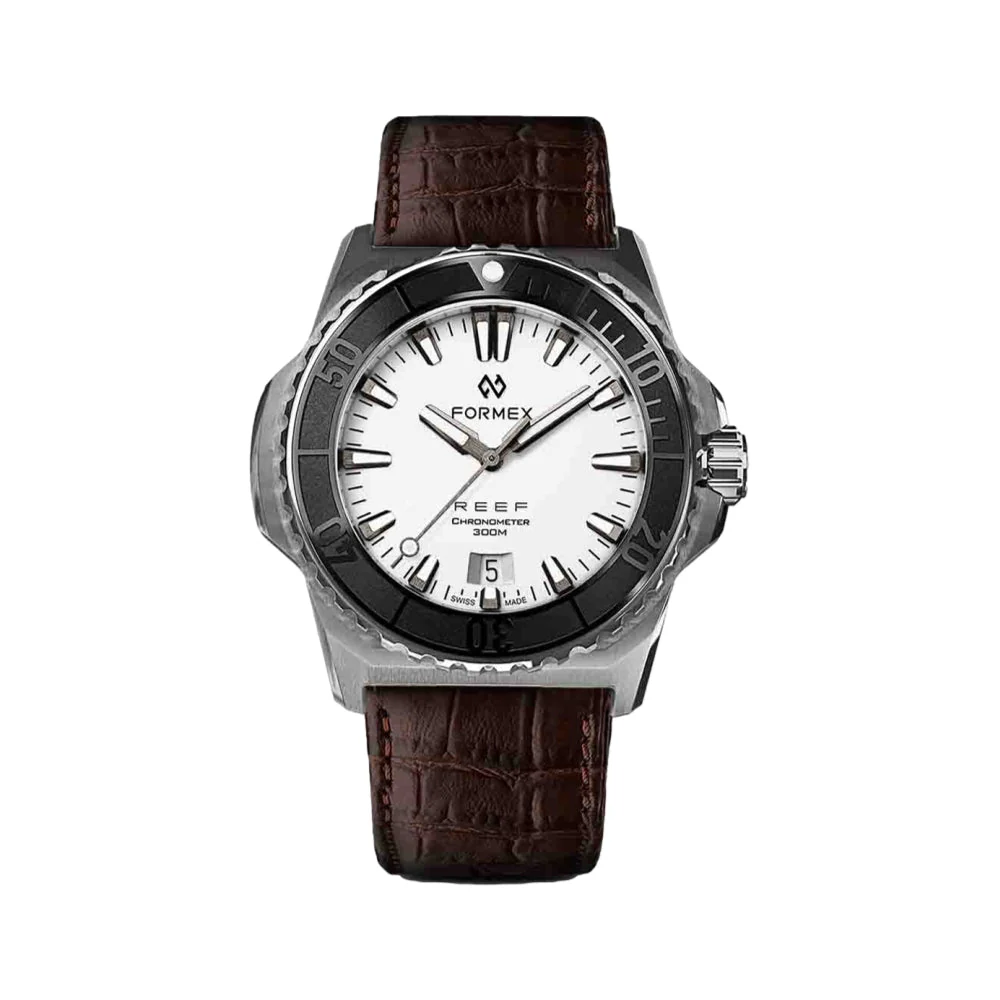 Baby REEF Automatic Chronometer COSC 300M 39.5mm - White - Image 5