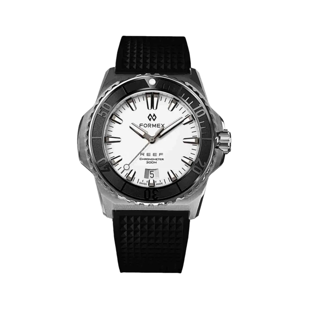 Baby REEF Automatic Chronometer COSC 300M 39.5mm - White - Image 6