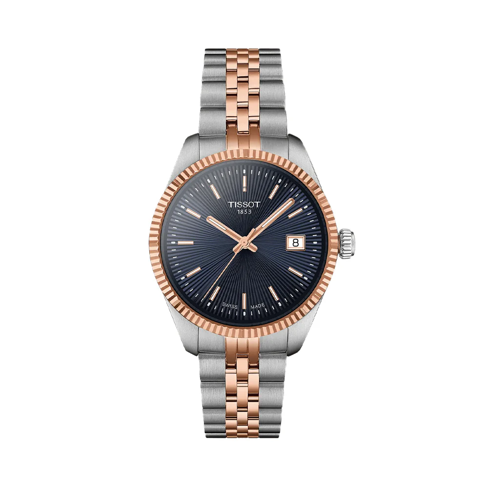 Ballade Quartz 34mm - Blue on Two-Tone Bracelet