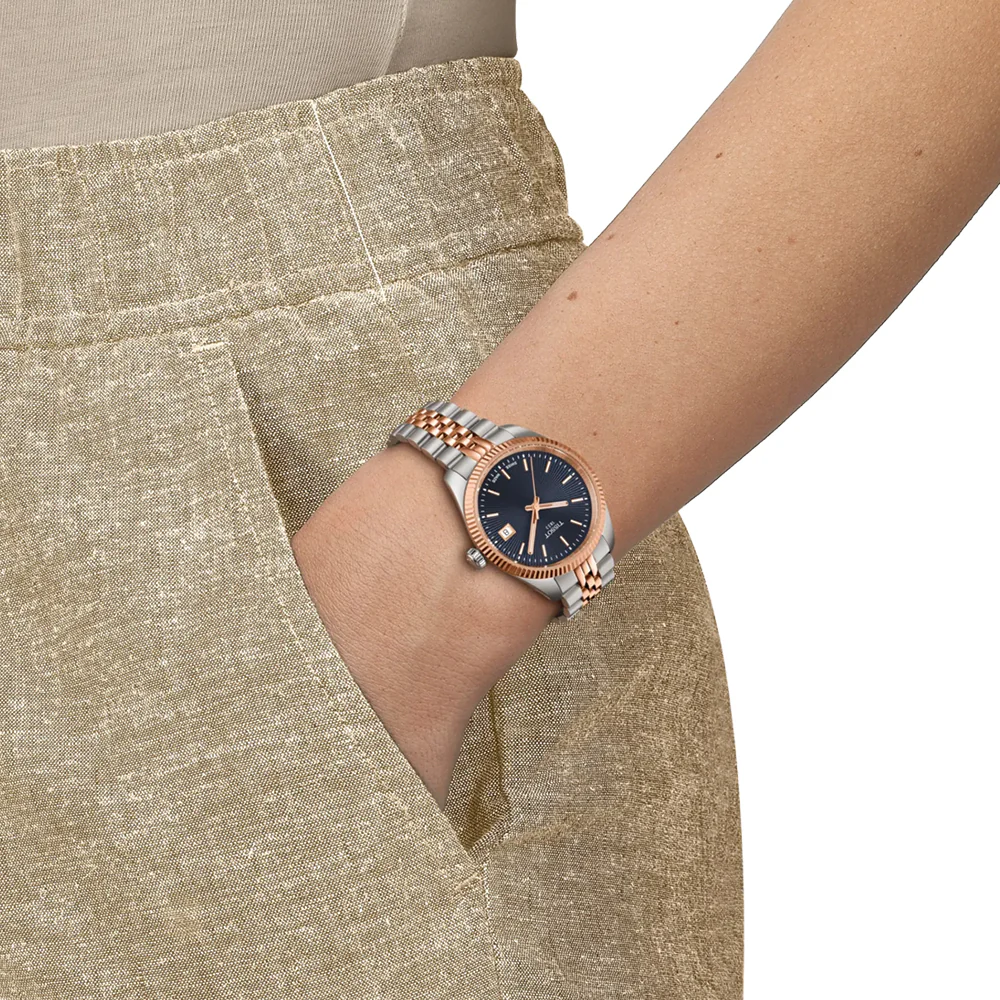 Ballade Quartz 34mm - Blue on Two-Tone Bracelet - Image 2