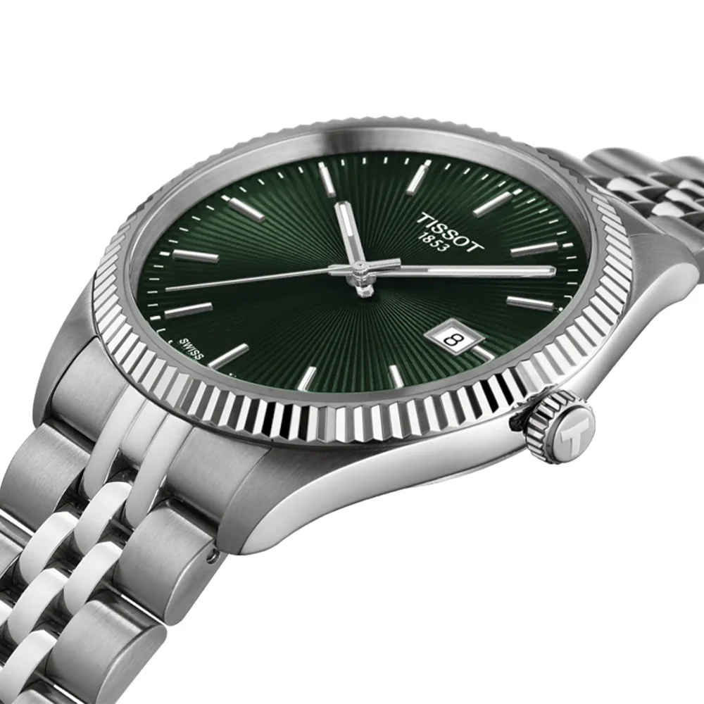 Ballade Quartz 40mm - Green on Bracelet - Image 2