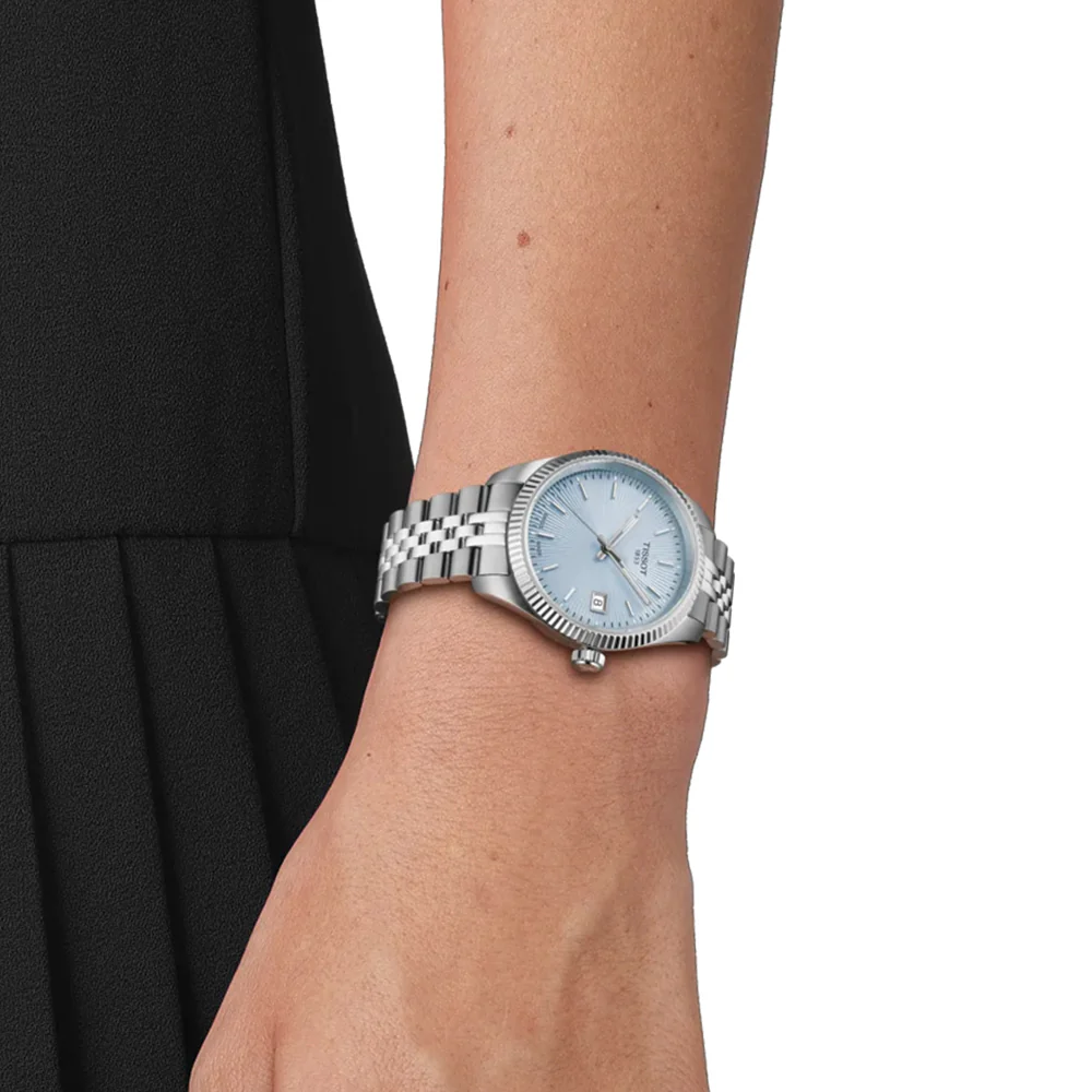 Ballade Quartz 34mm - Light Blue on Bracelet - Image 2