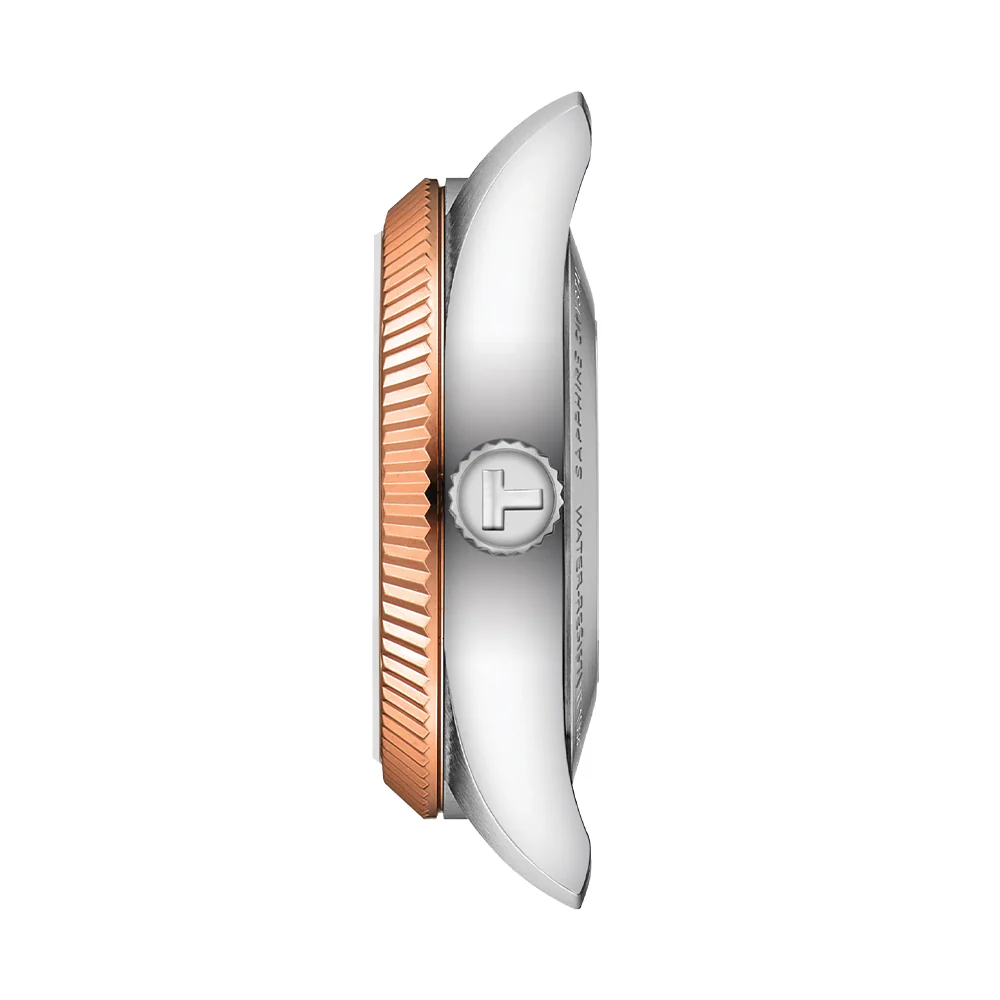 Ballade Powermatic 48 COSC Two-Tone 30mm - Silver on Bracelet - Image 4