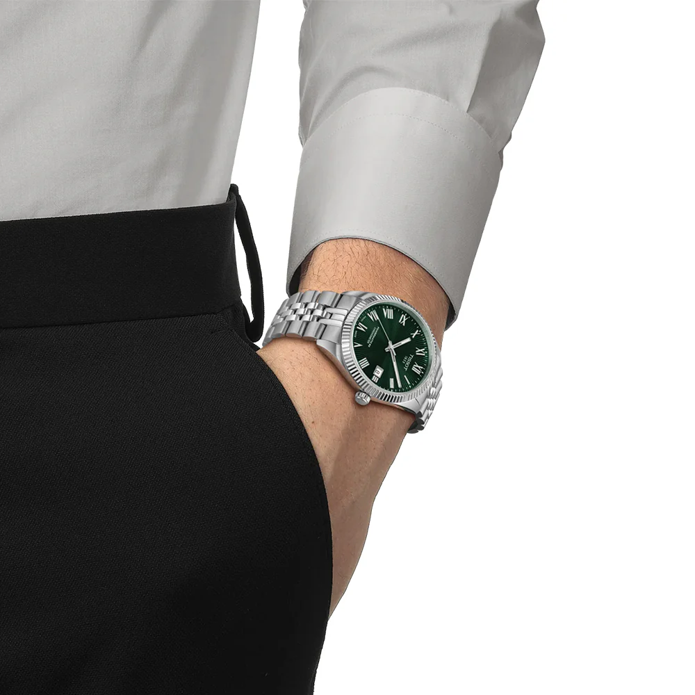 Ballade Powermatic 80 COSC 39mm - Green on Bracelet - Image 2