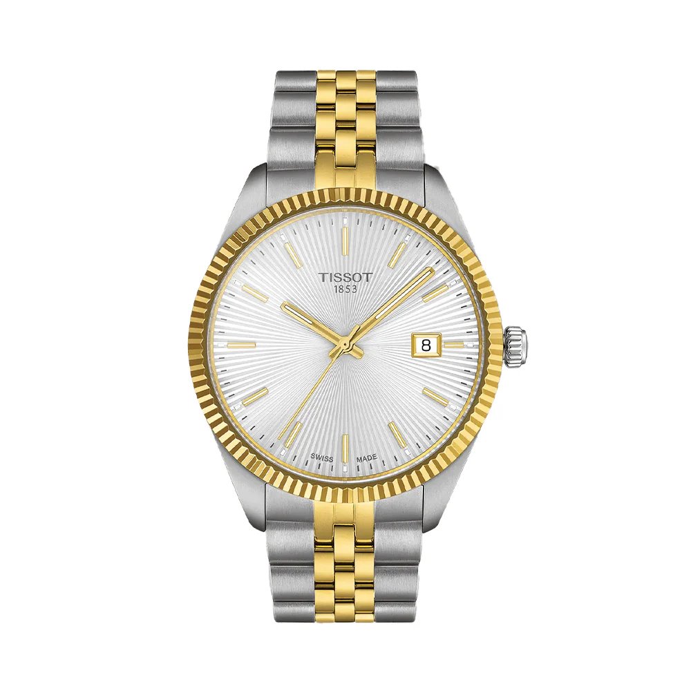Ballade Quartz 40mm - Silver Dial on Two-Tone Bracelet