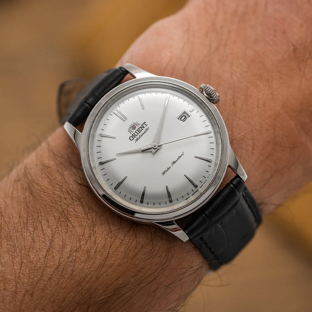 Bambino 38mm - White on Leather Strap - Image 6