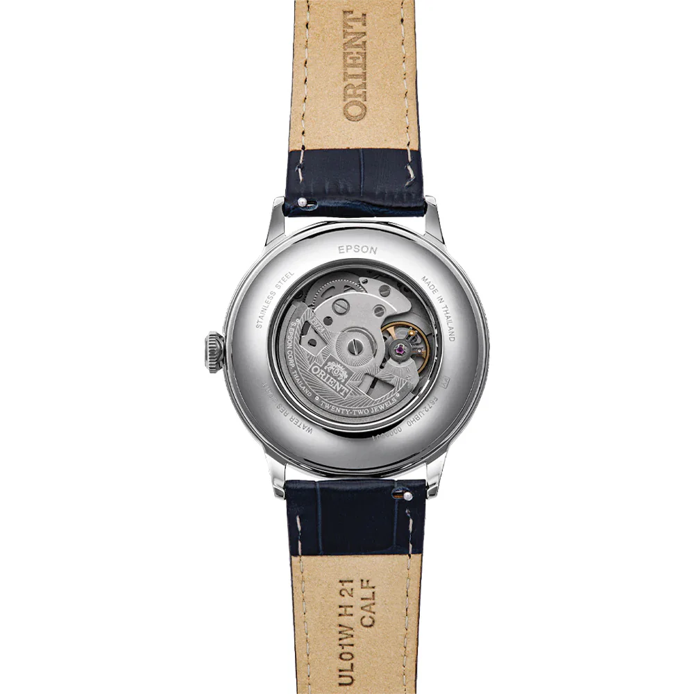 Bambino Version 2 40.5mm - Blue on Leather Strap - Image 3