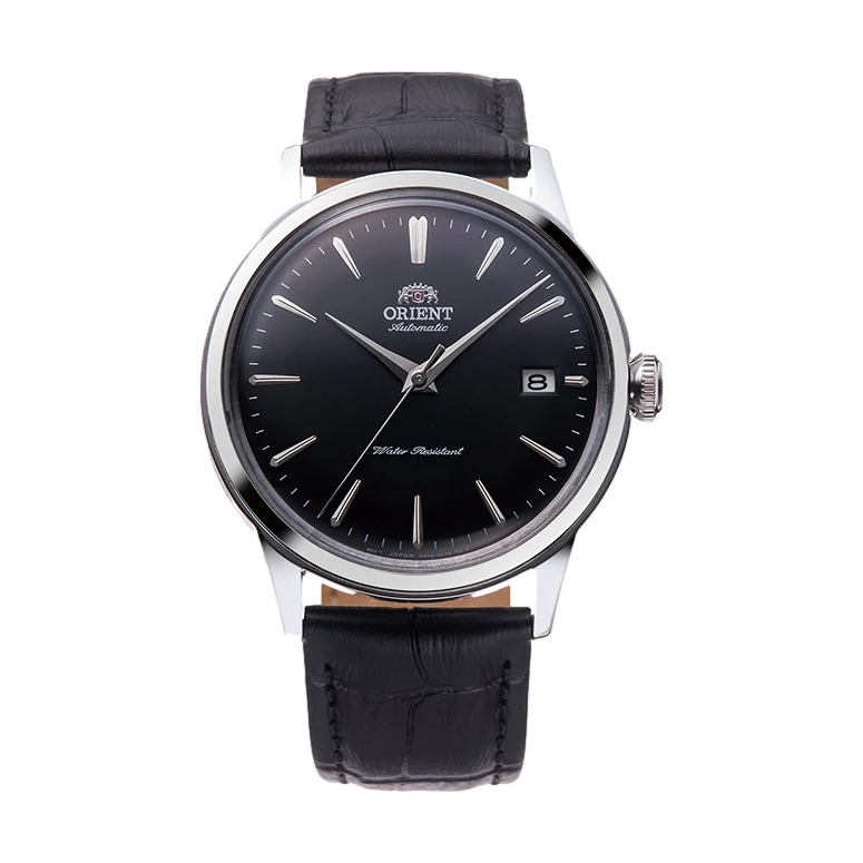 Bambino Version 7 Thailand Movement 38mm - Black on Leather Strap