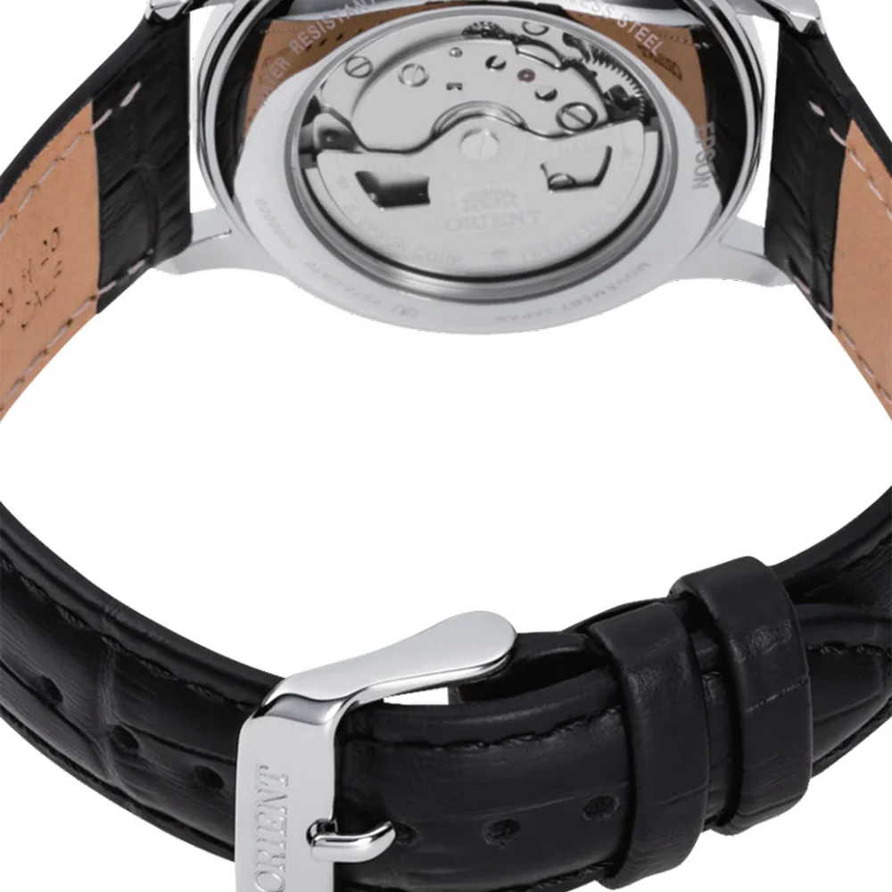 Bambino Version 7 Thailand Movement 38mm - Black on Leather Strap - Image 3
