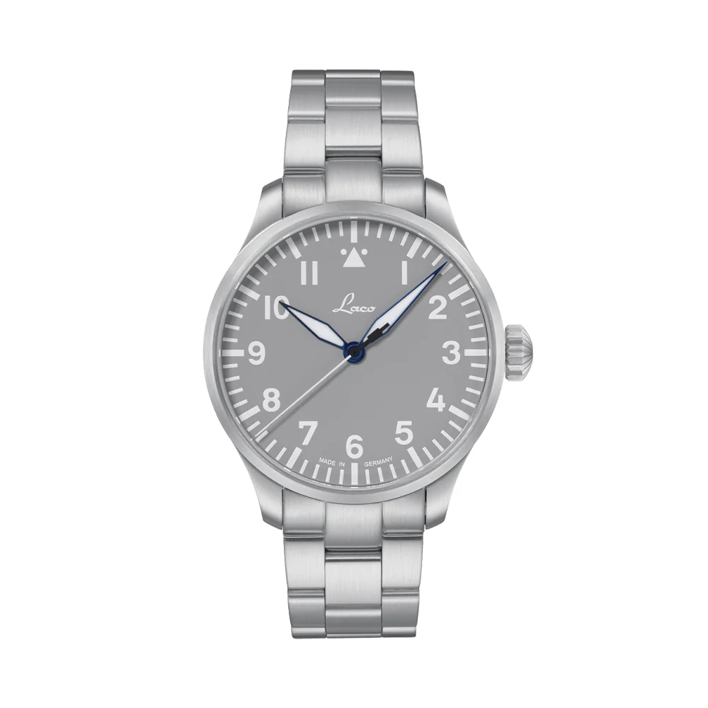 Pilot Watch Basic Augsburg MB Automatic 42mm - Grey on Bracelet