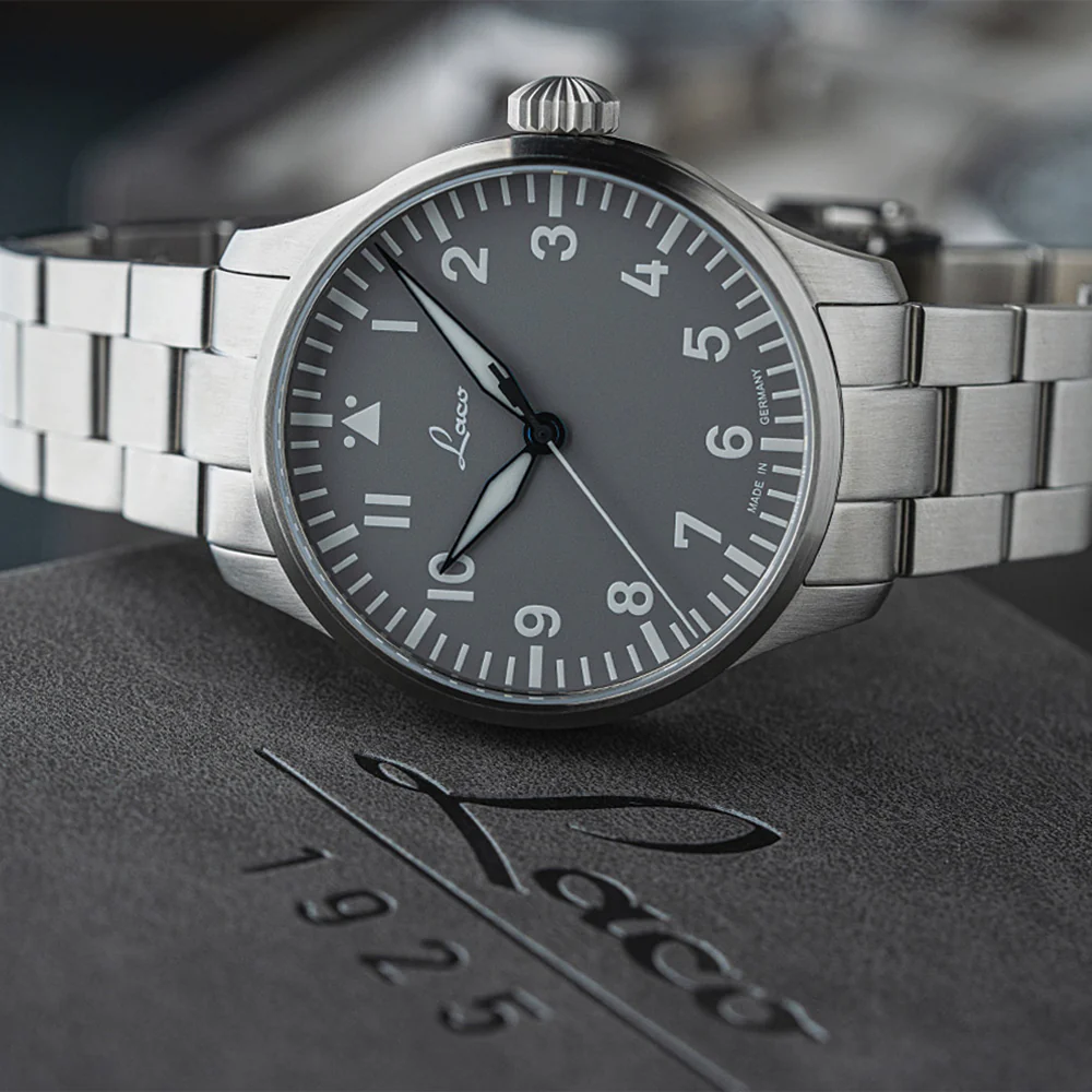 Pilot Watch Basic Augsburg MB Automatic 42mm - Grey on Bracelet - Image 2