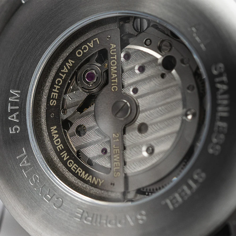 Pilot Watch Basic Augsburg MB Automatic 42mm - Grey on Bracelet - Image 7