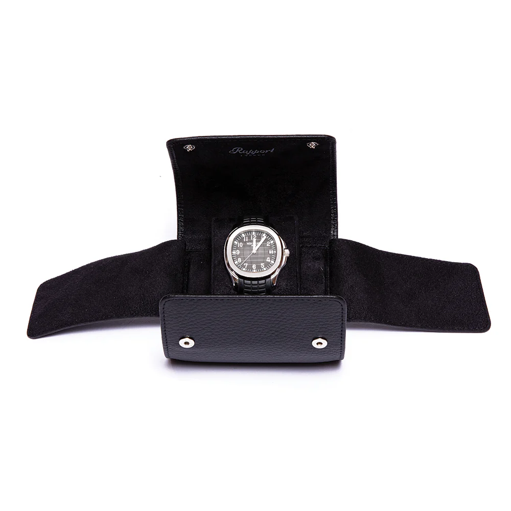 Berkeley Single Watch Roll - Black - Image 3