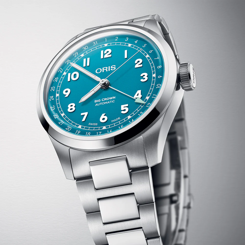 Big Crown Pointer Date 40mm - Blue on Bracelet - Image 10