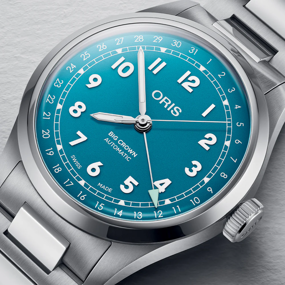 Big Crown Pointer Date 40mm - Blue on Bracelet - Image 4