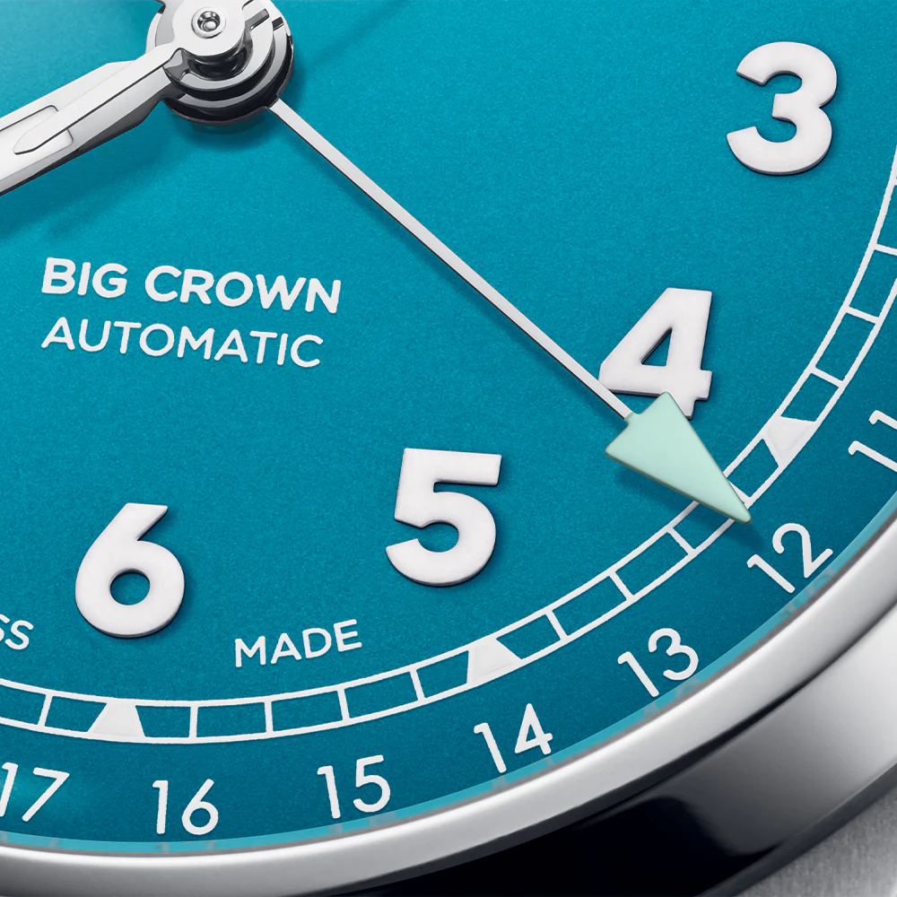 Big Crown Pointer Date 40mm - Blue on Bracelet - Image 5