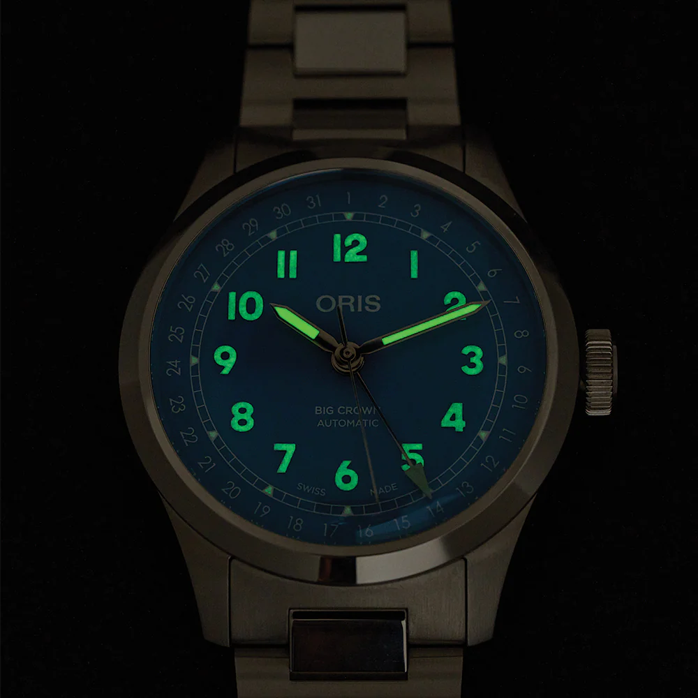 Big Crown Pointer Date 40mm - Blue on Bracelet - Image 7