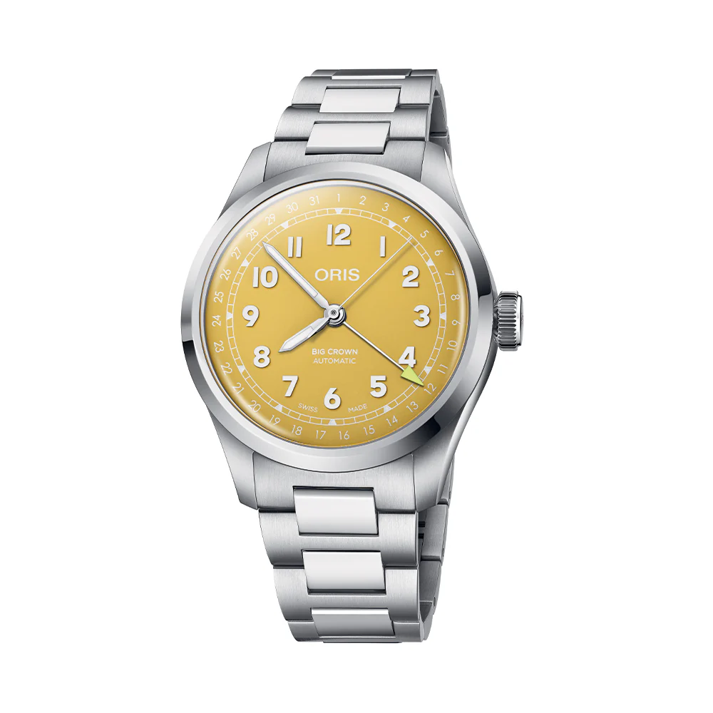 Big Crown Pointer Date 40mm - Yellow on Bracelet