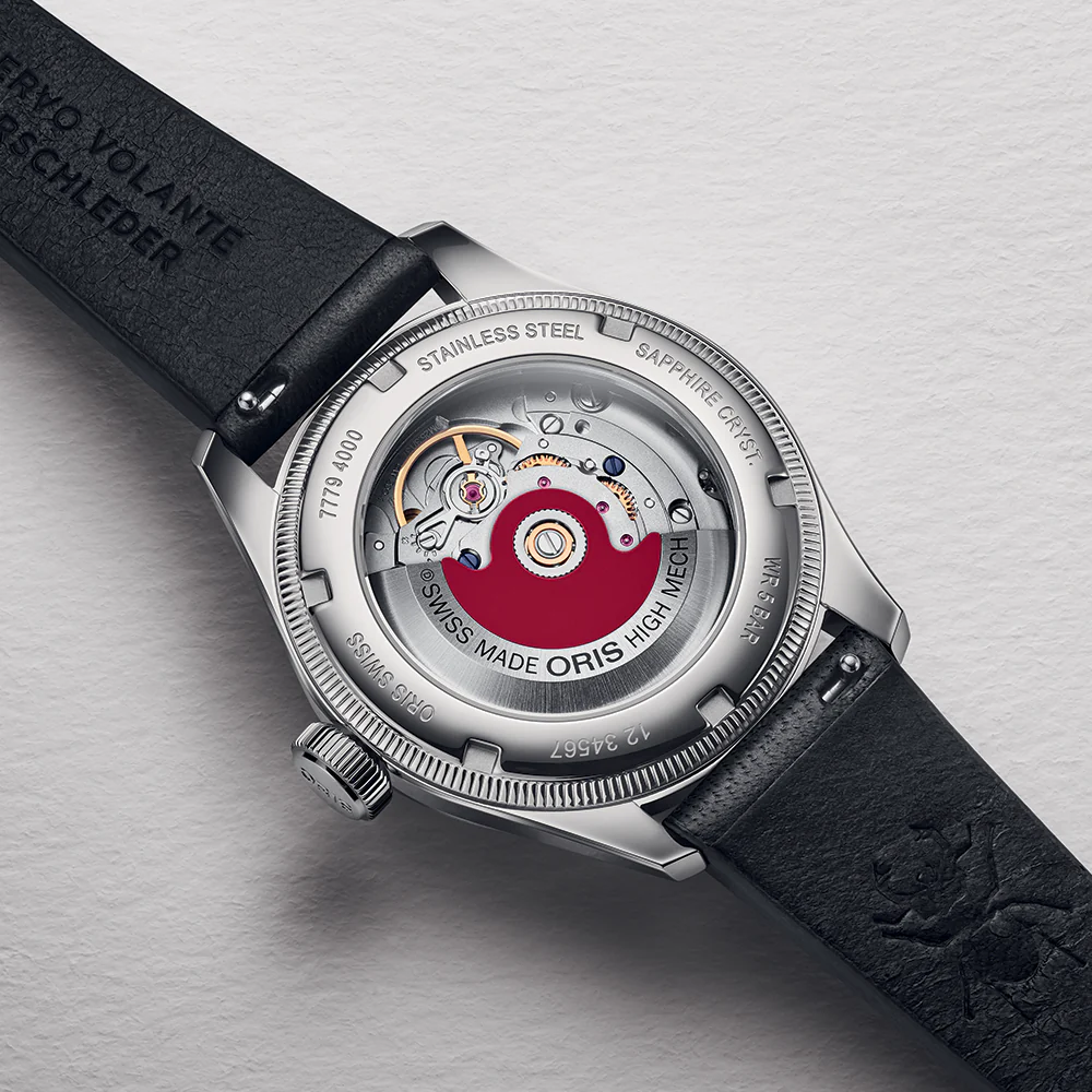 Big Crown Pointer Date “BULLSEYE” 38mm - Black and White on Leather Strap - Image 6