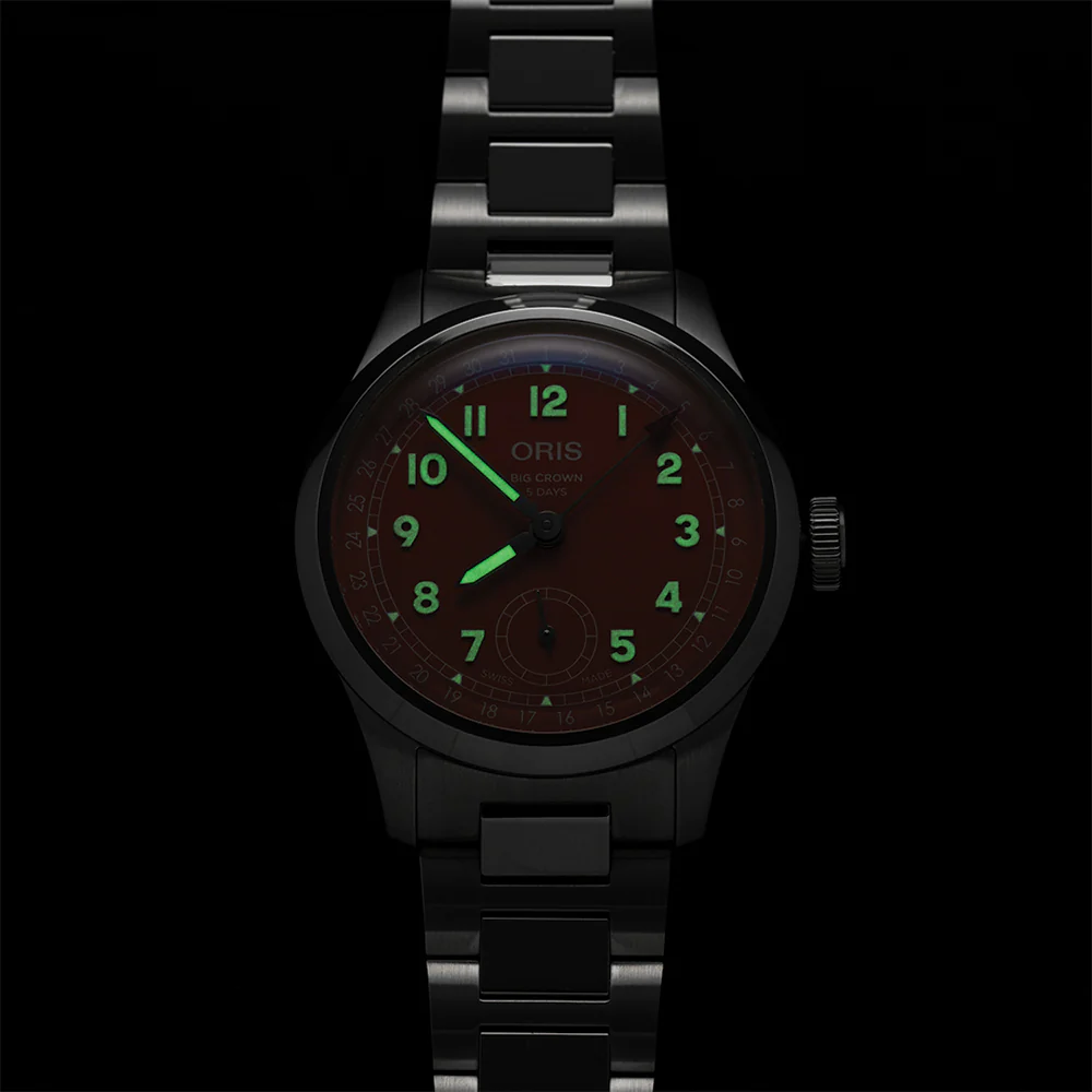 Big Crown Pointer Date Caliber 403 40mm - Green on Bracelet - Image 6