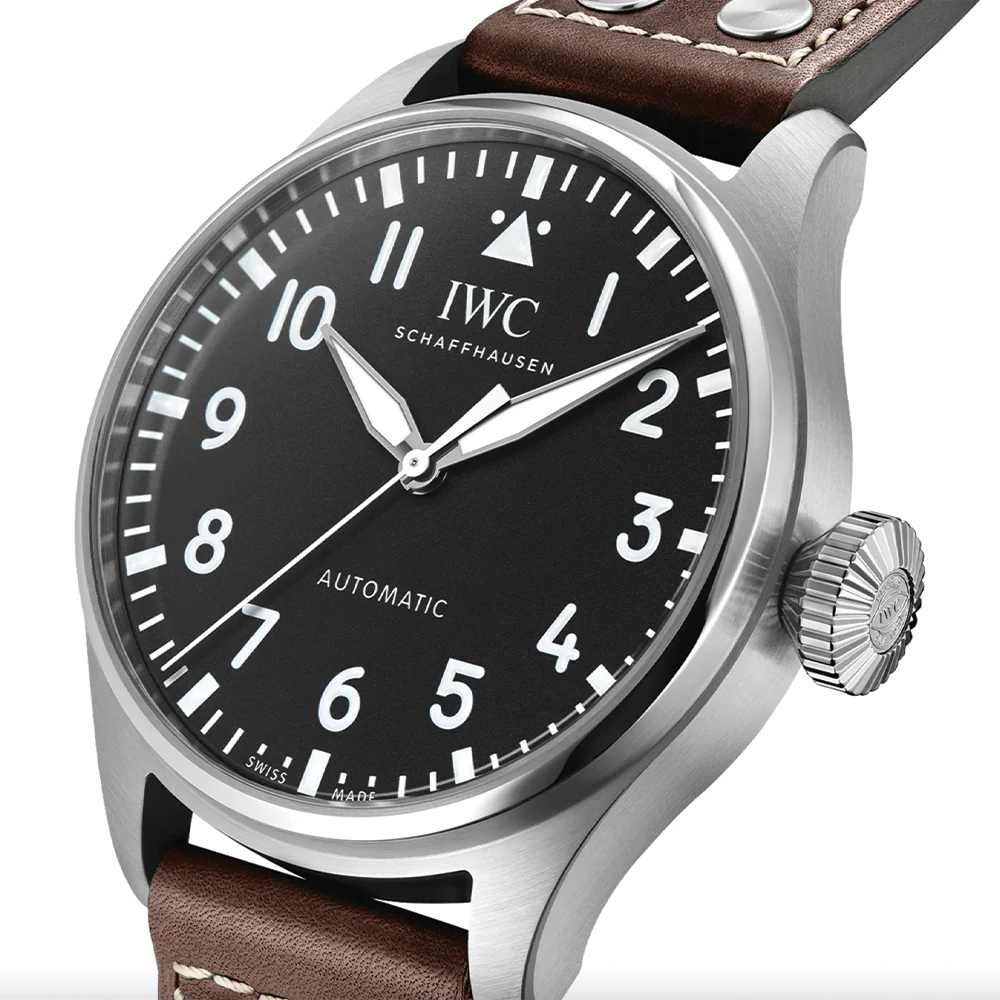 Big Pilot’s Watch 43mm - Black on Leather Strap - Image 2