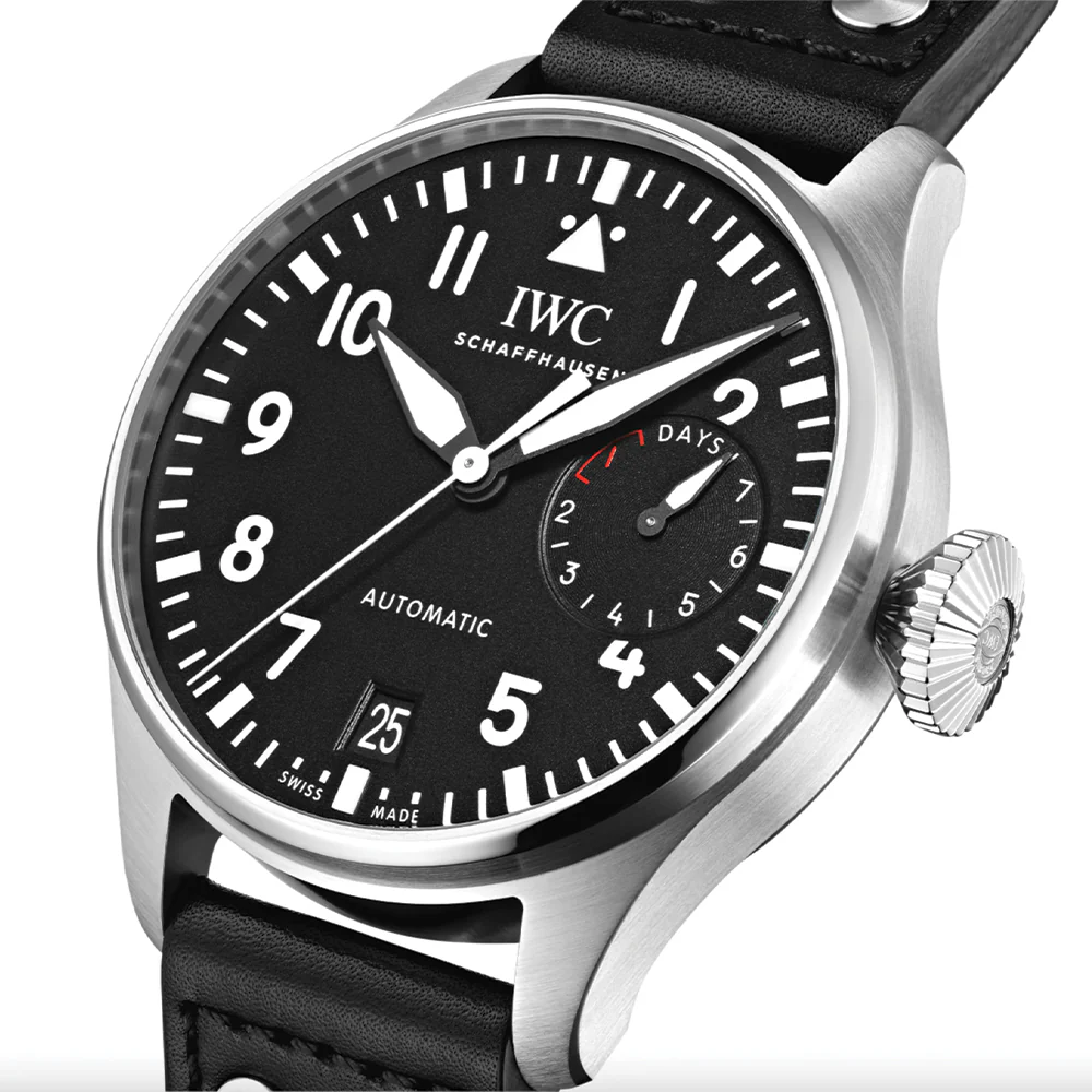 Big Pilot’s Watch 46.2mm - Black on Leather Strap - Image 2