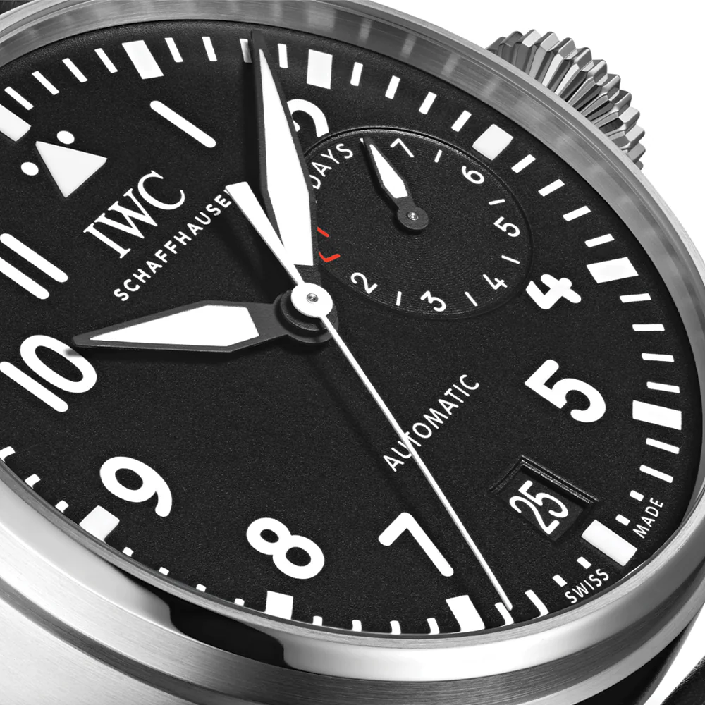 Big Pilot’s Watch 46.2mm - Black on Leather Strap - Image 3