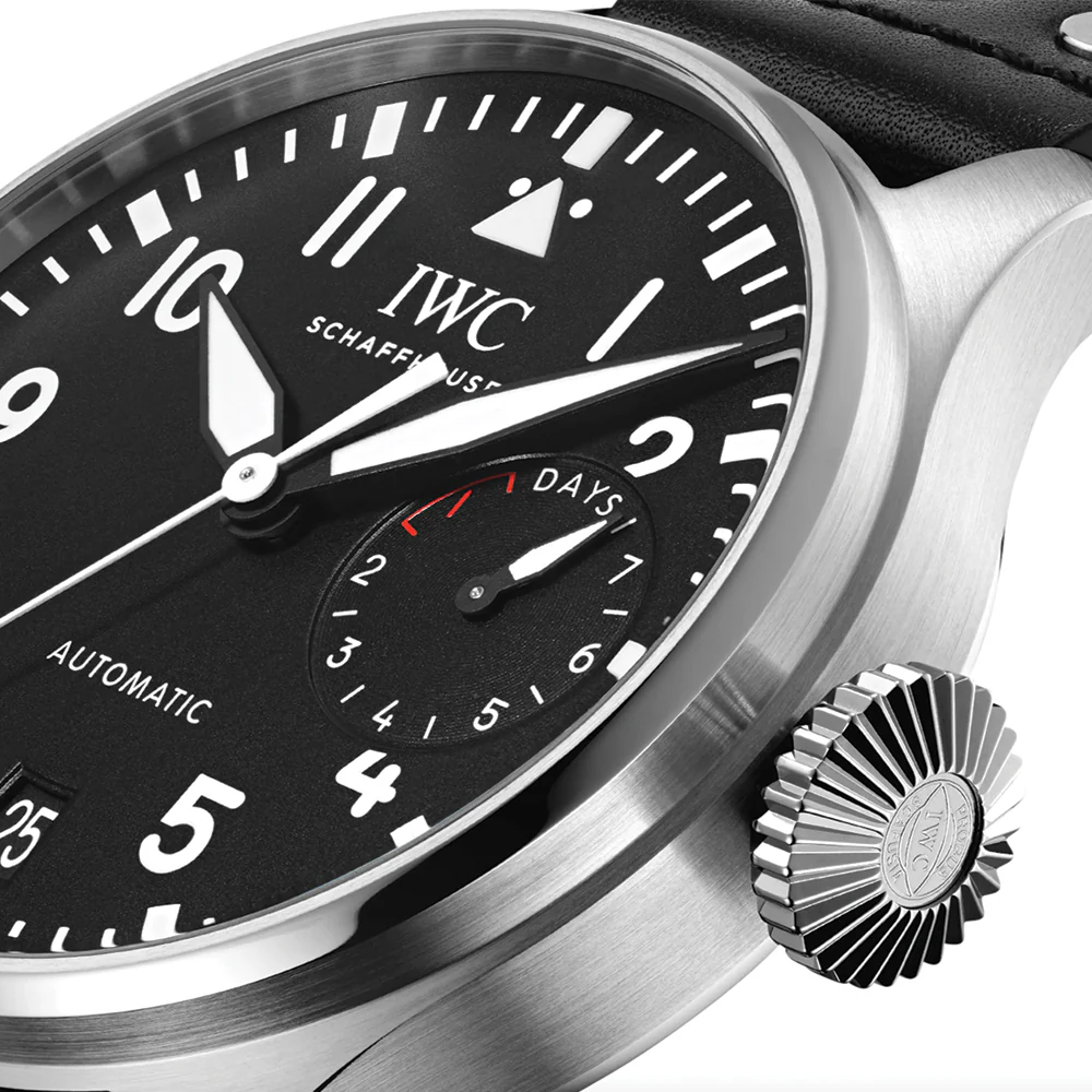 Big Pilot’s Watch 46.2mm - Black on Leather Strap - Image 4