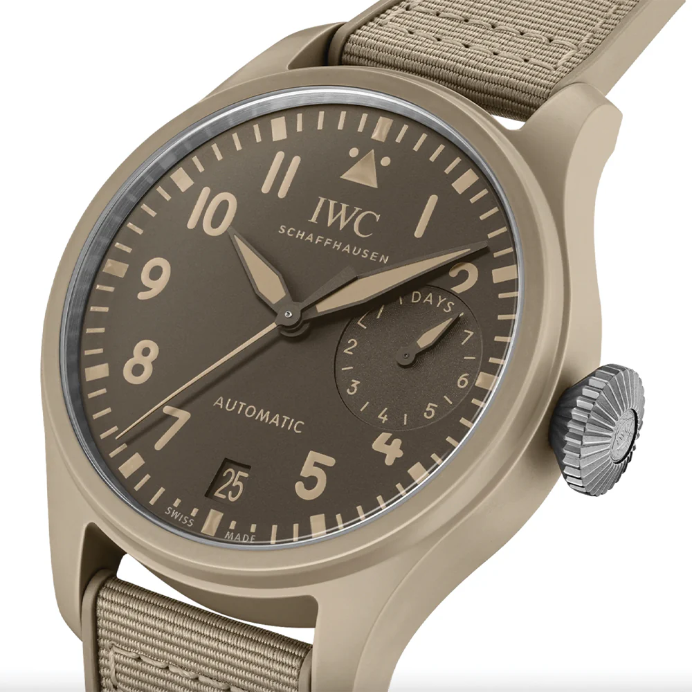 Big Pilot's Watch Edition "Mojave Desert" Ceramic Case 46mm - Brown on Rubber Strap - Image 2