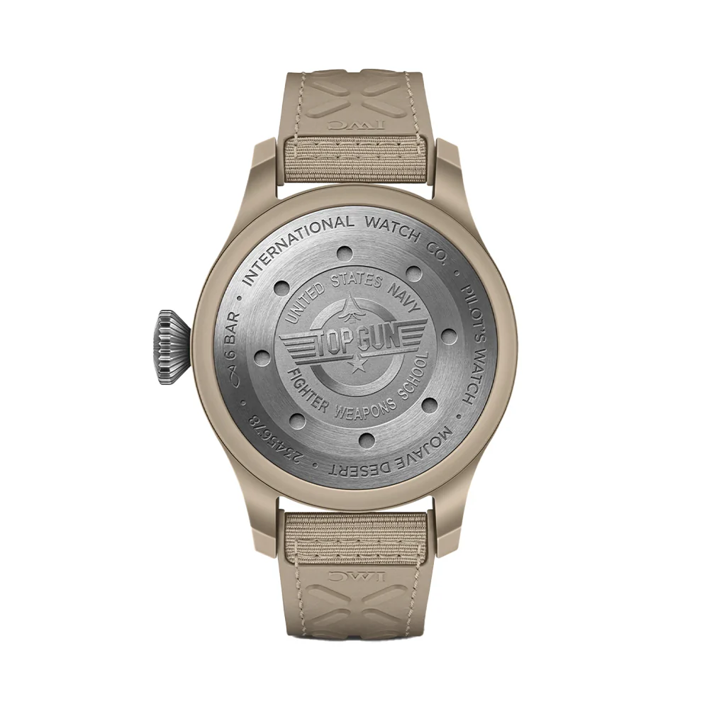 Big Pilot's Watch Edition "Mojave Desert" Ceramic Case 46mm - Brown on Rubber Strap - Image 3