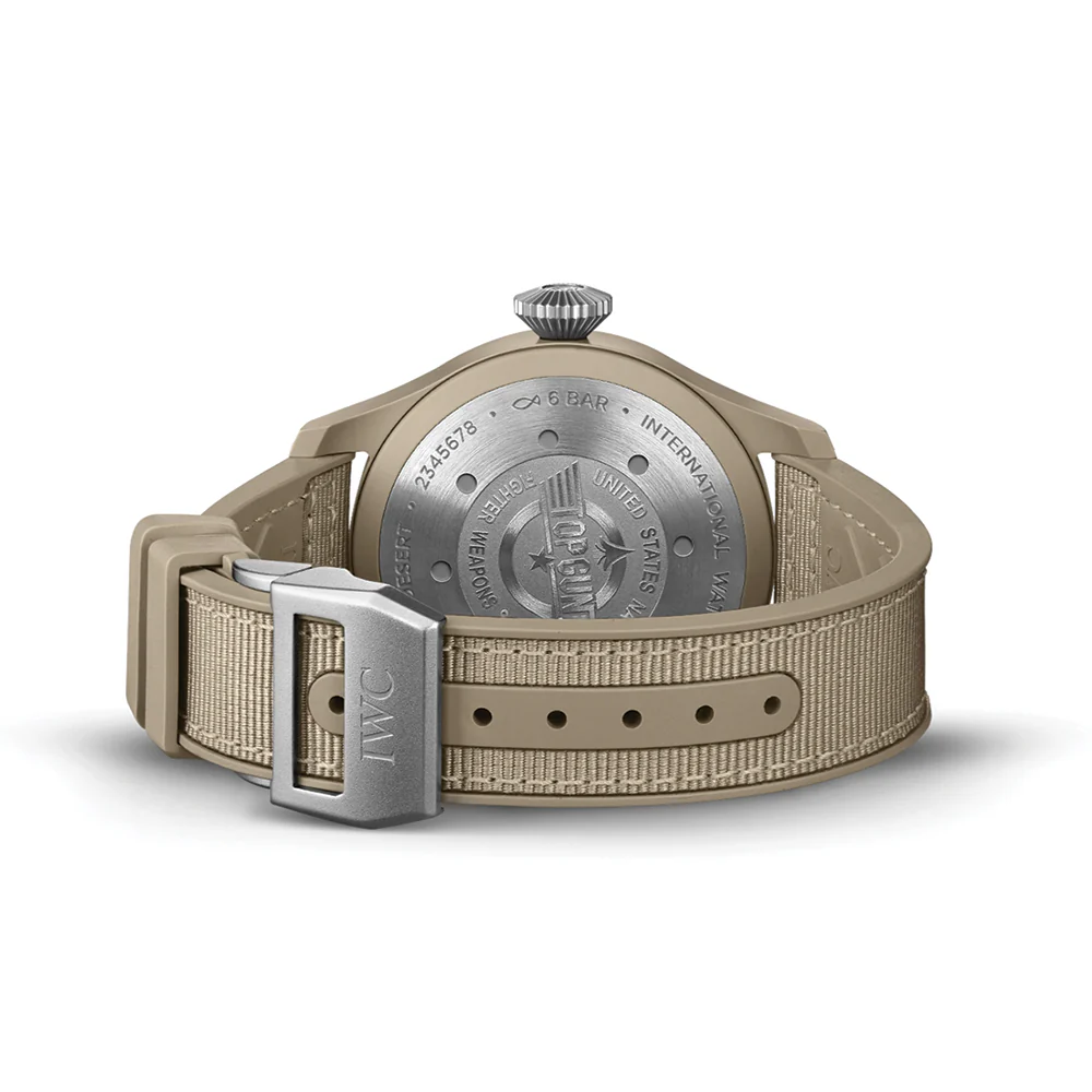 Big Pilot's Watch Edition "Mojave Desert" Ceramic Case 46mm - Brown on Rubber Strap - Image 4