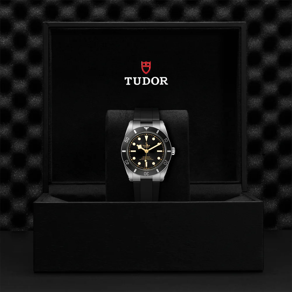 Black Bay 54 37mm - Black on Rubber Strap - Image 7