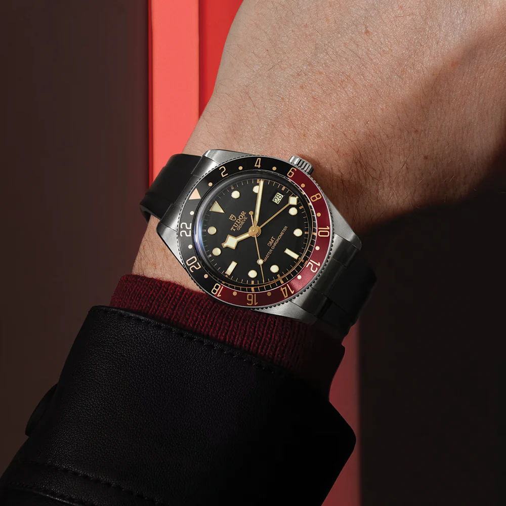 Black Bay 58 GMT 39mm - Black on Rubber Strap - Image 3