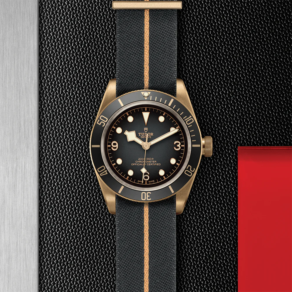Black Bay Bronze 43mm - Slate Grey on Fabric Strap - Image 2
