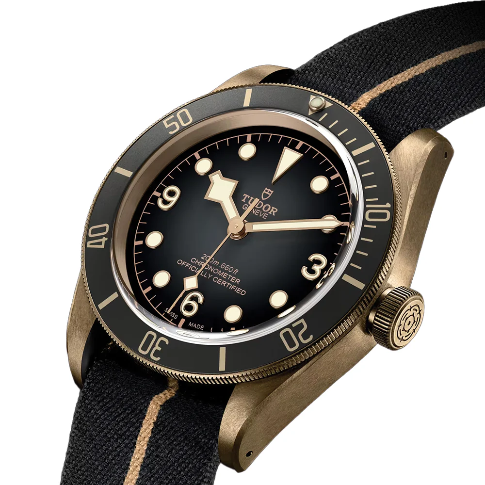 Black Bay Bronze 43mm - Slate Grey on Fabric Strap - Image 6