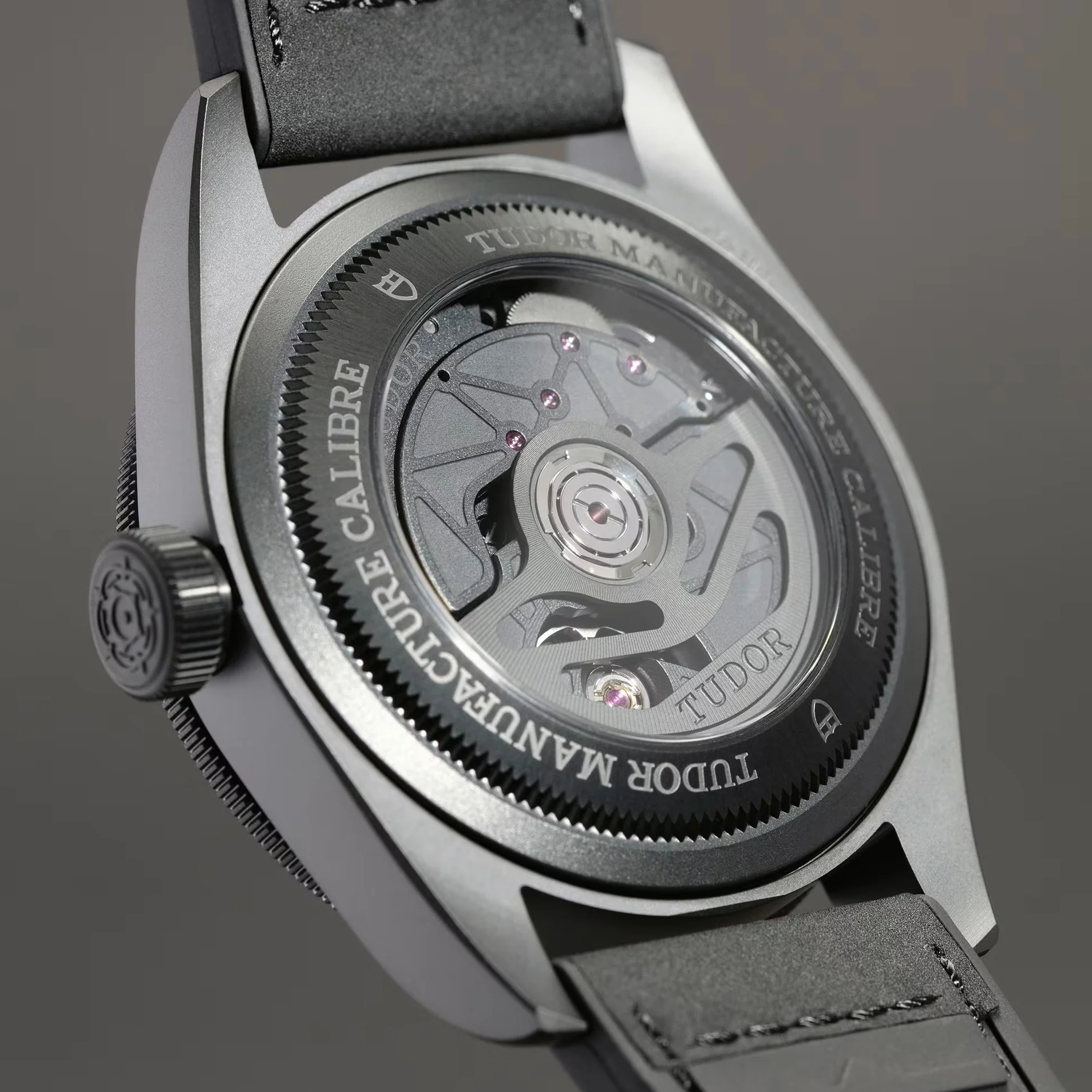 Black Bay Ceramic 41mm - Black on Hybrid Leather/Rubber Strap w/ Extra Fabric Strap - Image 7