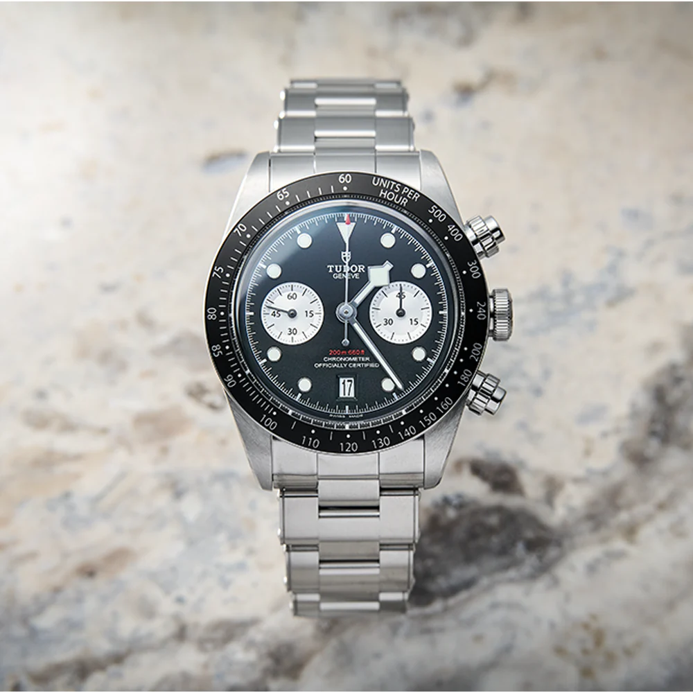 Black Bay Chrono 41mm - Black on 3-Link Bracelet - Image 2